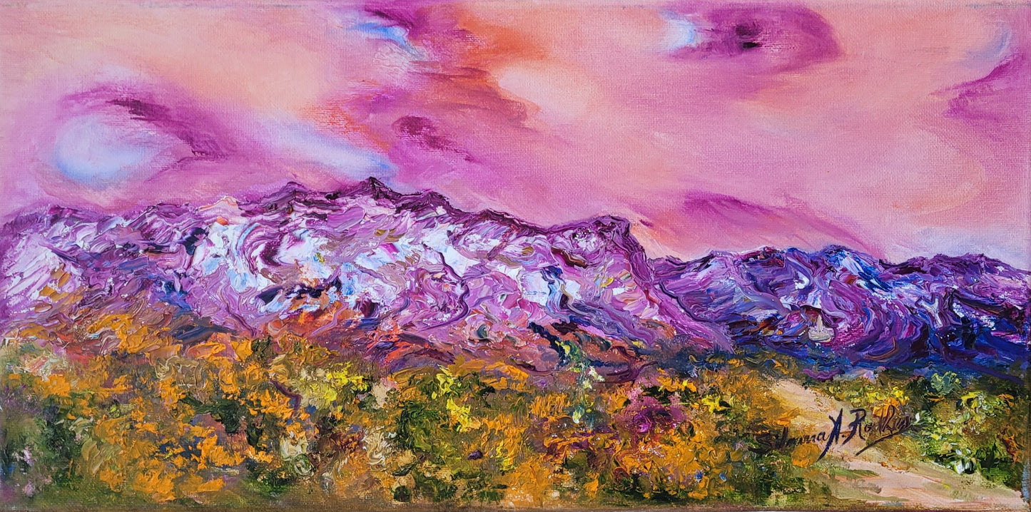 Orem Mountain Utah | Oil Painting.