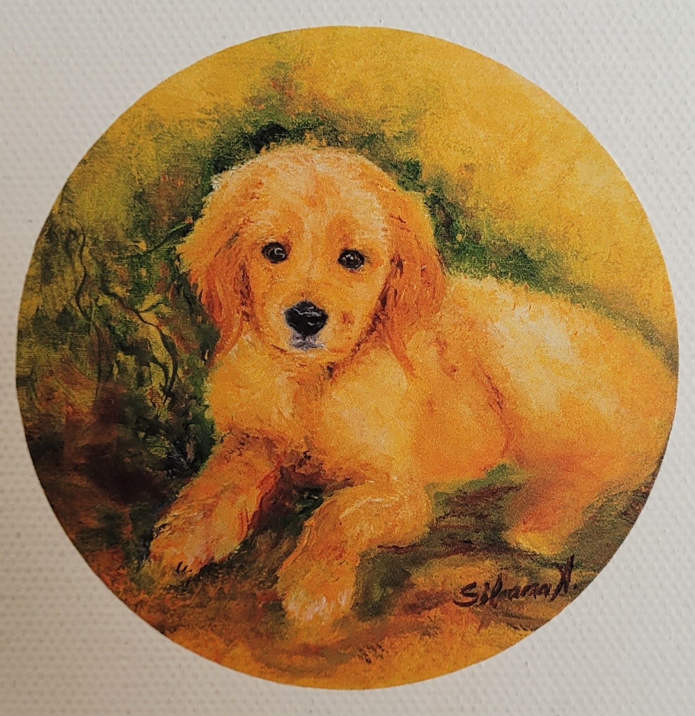 Golden Puppy | Sticker