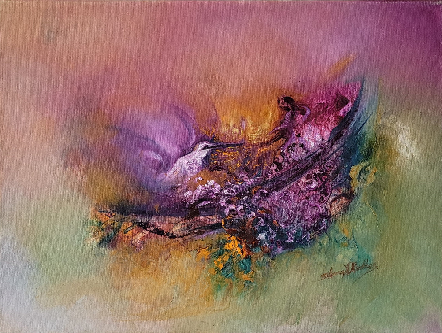 Hummingbird | Oil Painting.