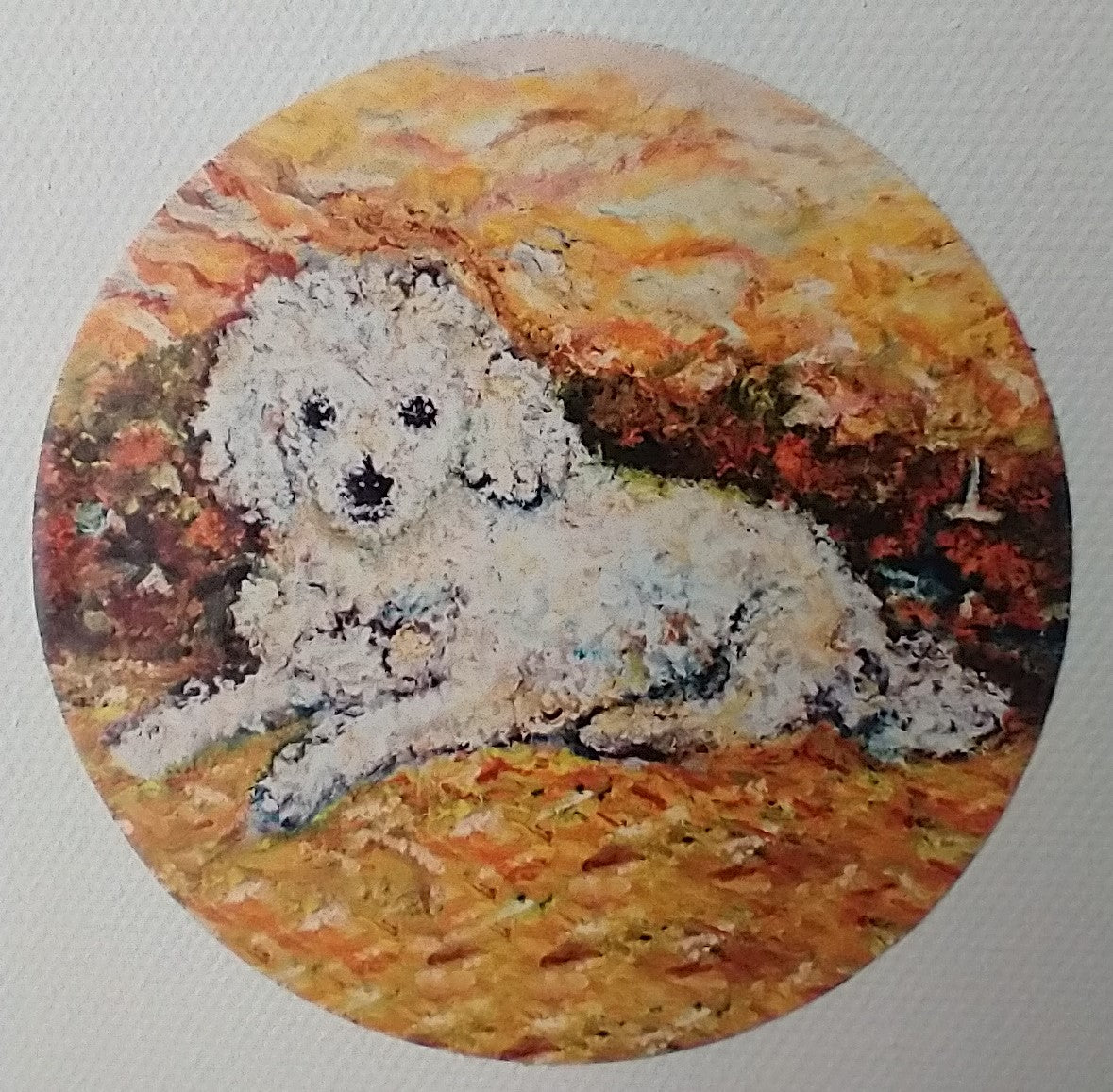 Puppy in The Meadow | Sticker