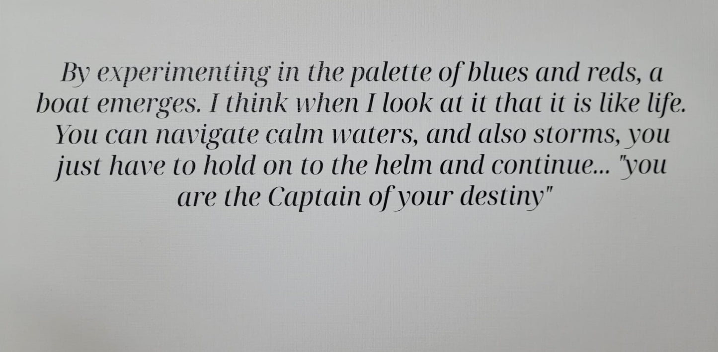 Red Ship | Greeting Card