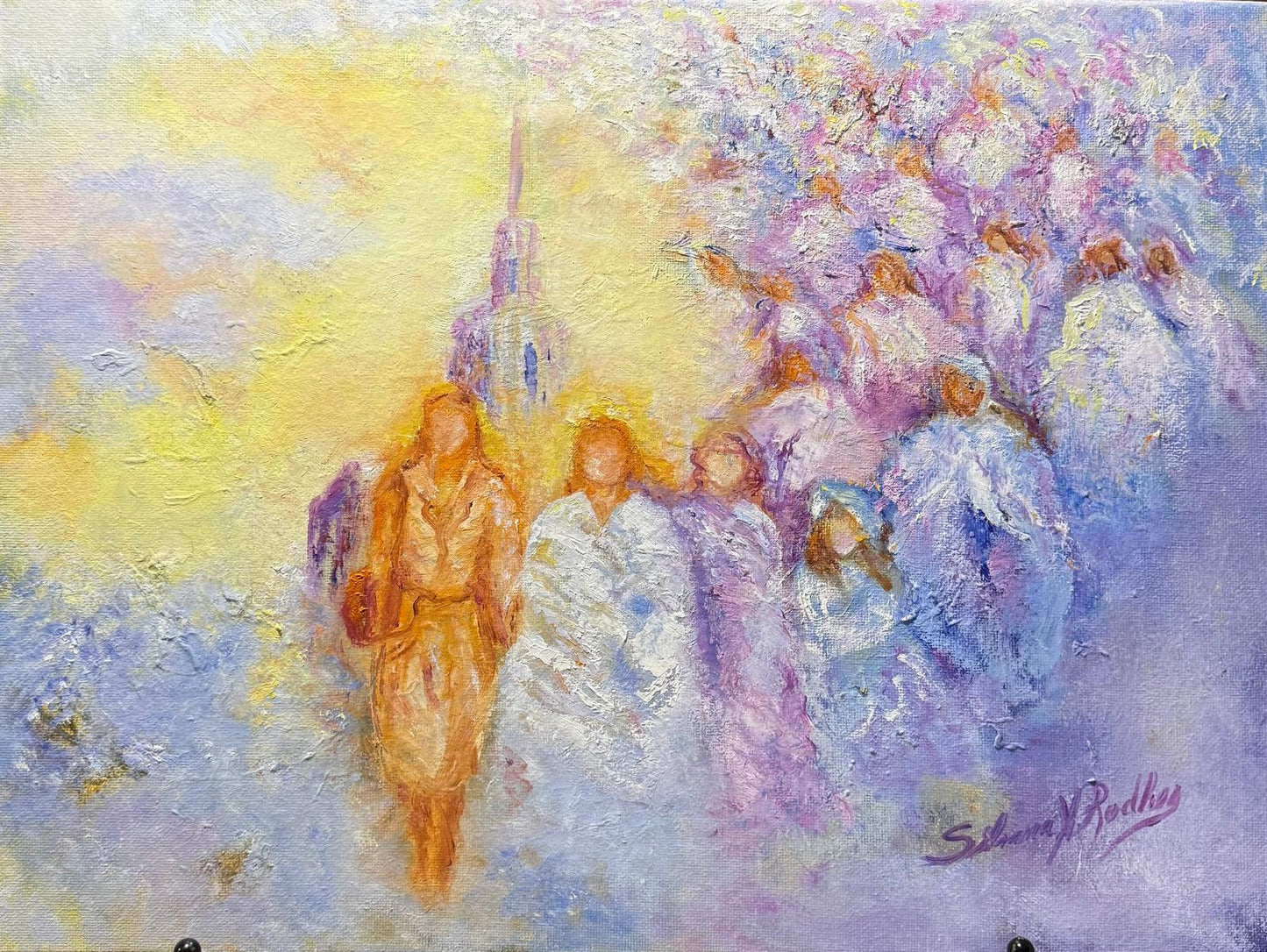 Armed With the Power of God | Oil painting.