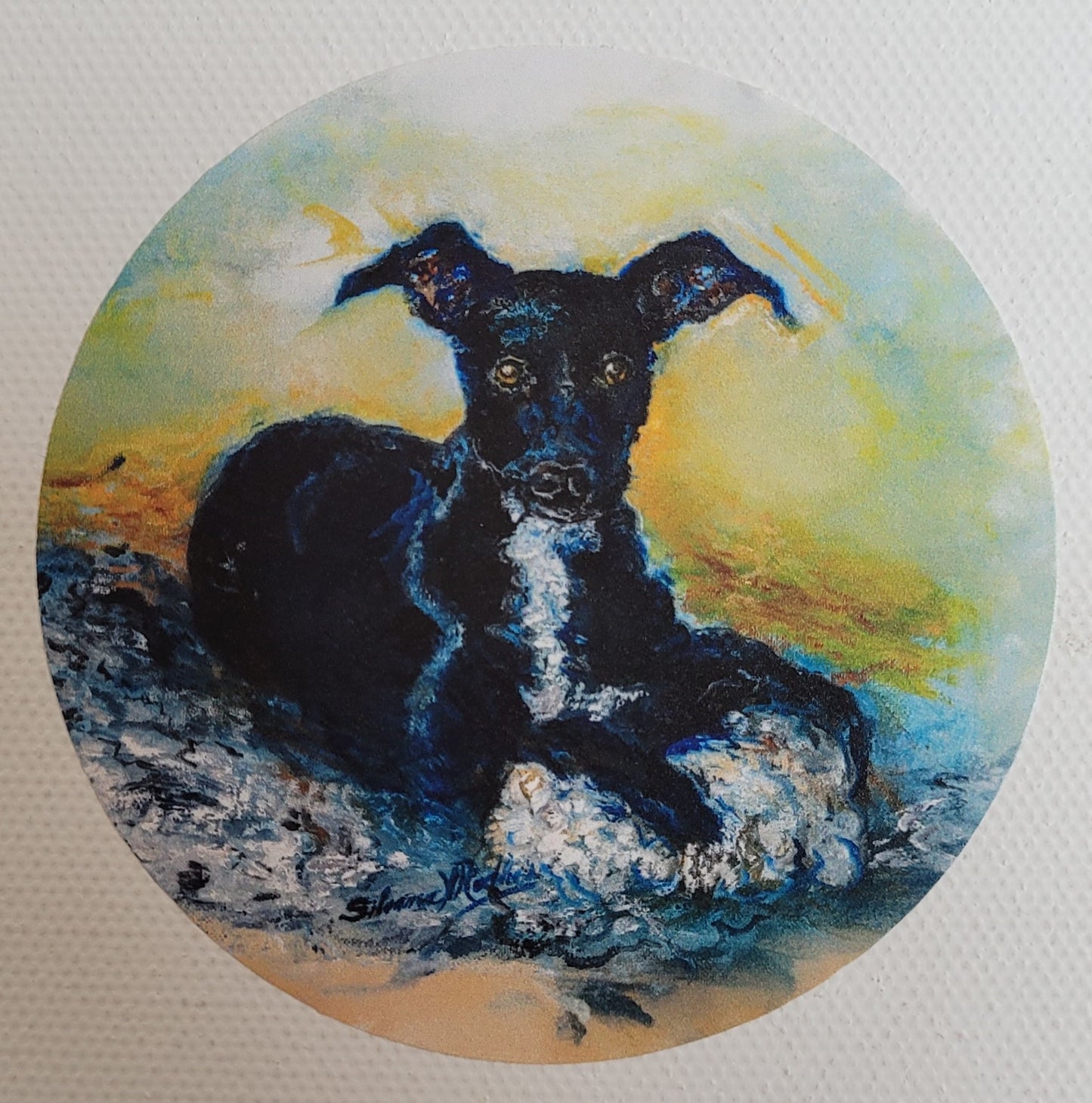 Border Collie Mix Puppy | Sticker