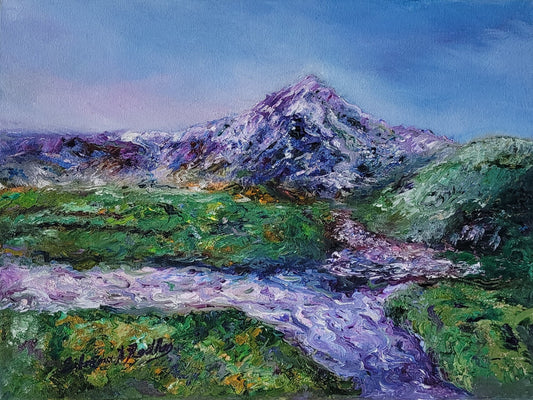 The Mountain | Oil Painting.