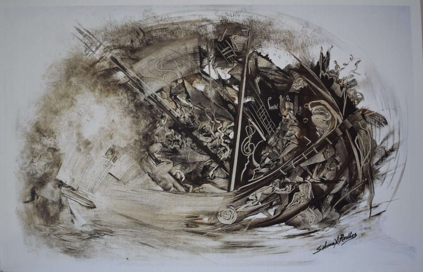 Black Ship | Greeting Card