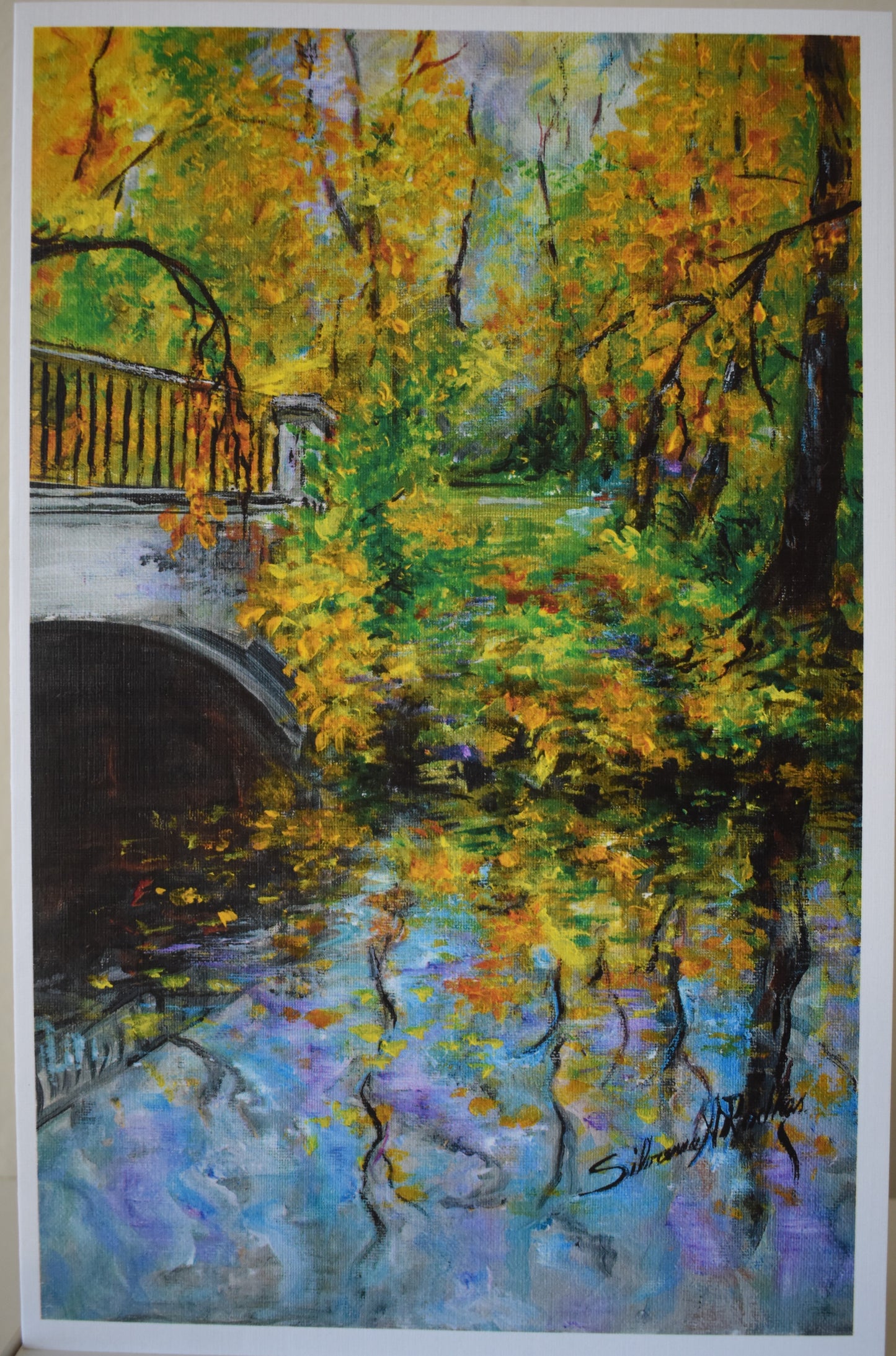 Gray Bridge | Greeting Card