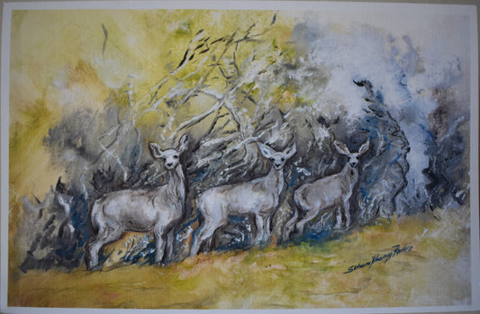 Three Deer | Greeting Card