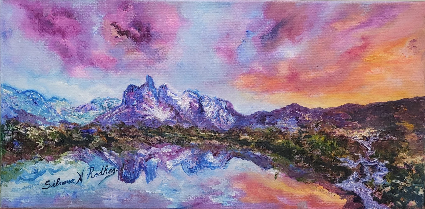 Fitz Roy Hill or Chalten | Oil Painting.