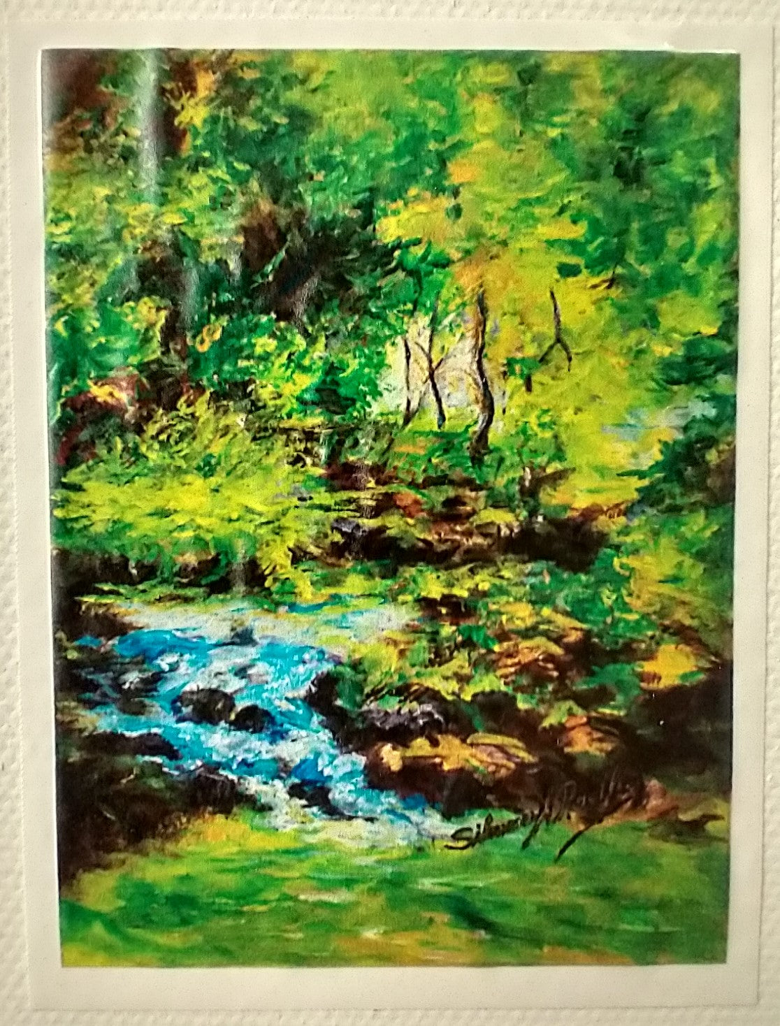 The River in Spring | Sticker