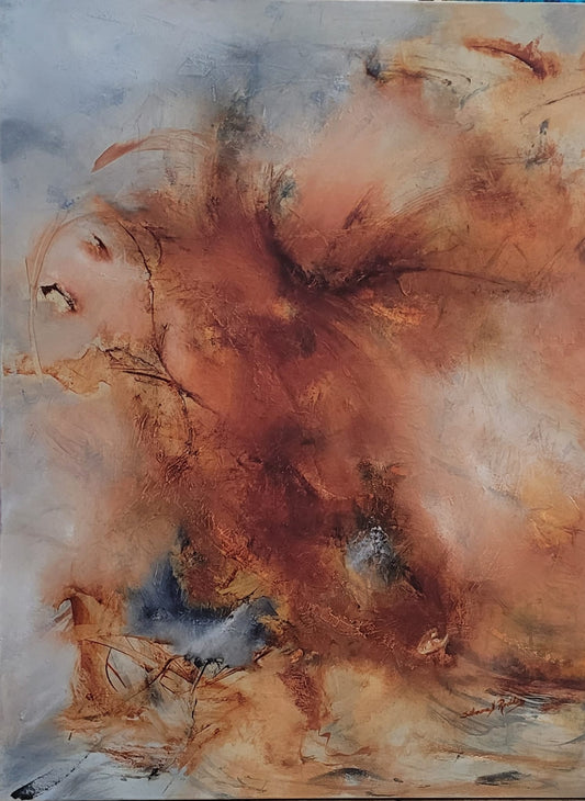 Storm on The Beach | Oil Painting.