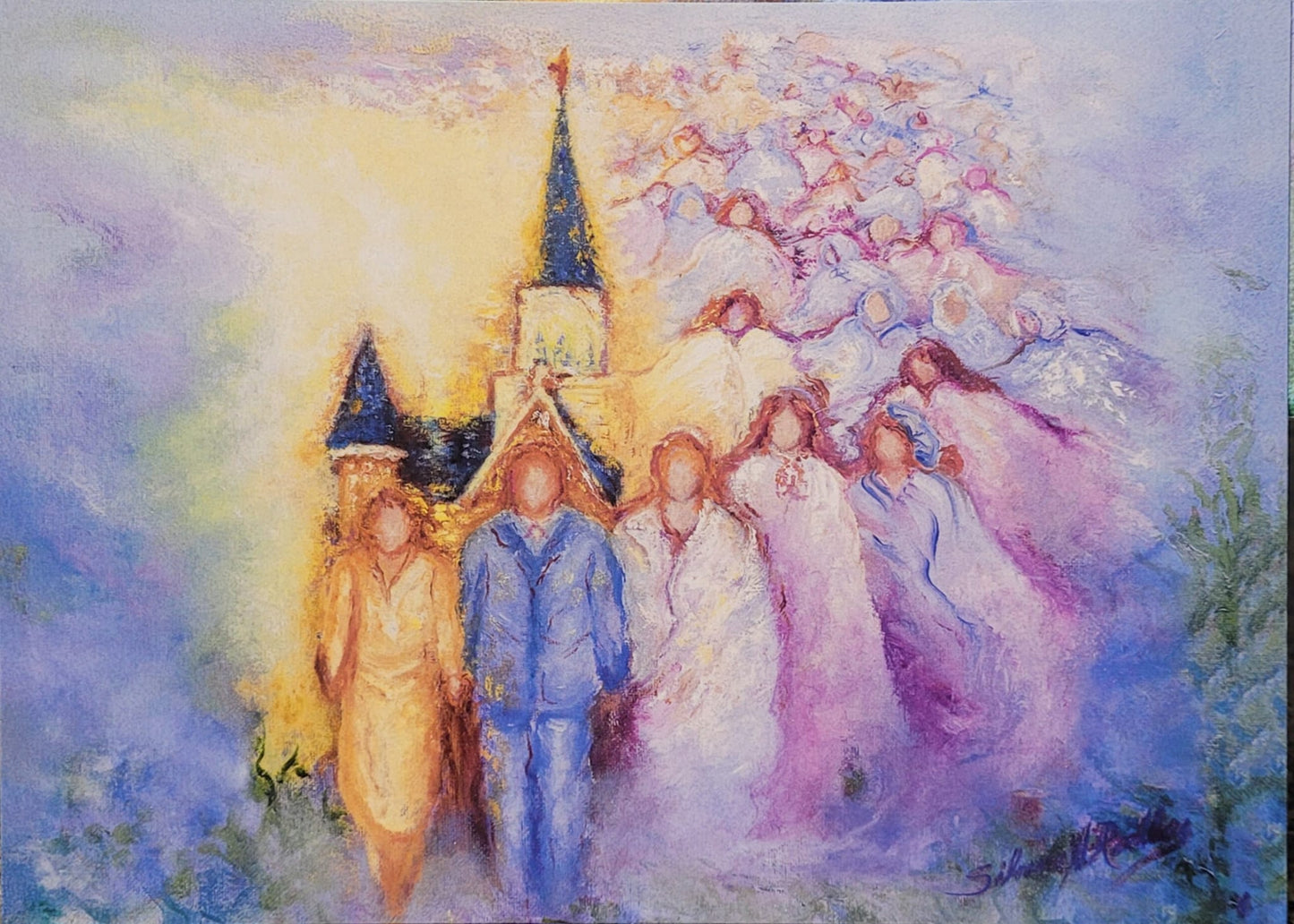 Angels in The Provo Temple | Print