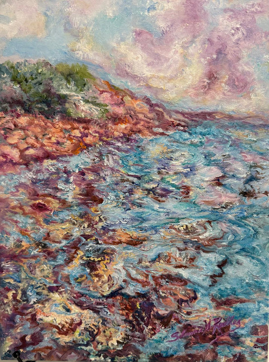 Bear Lake, Midday Light | Oil painting.