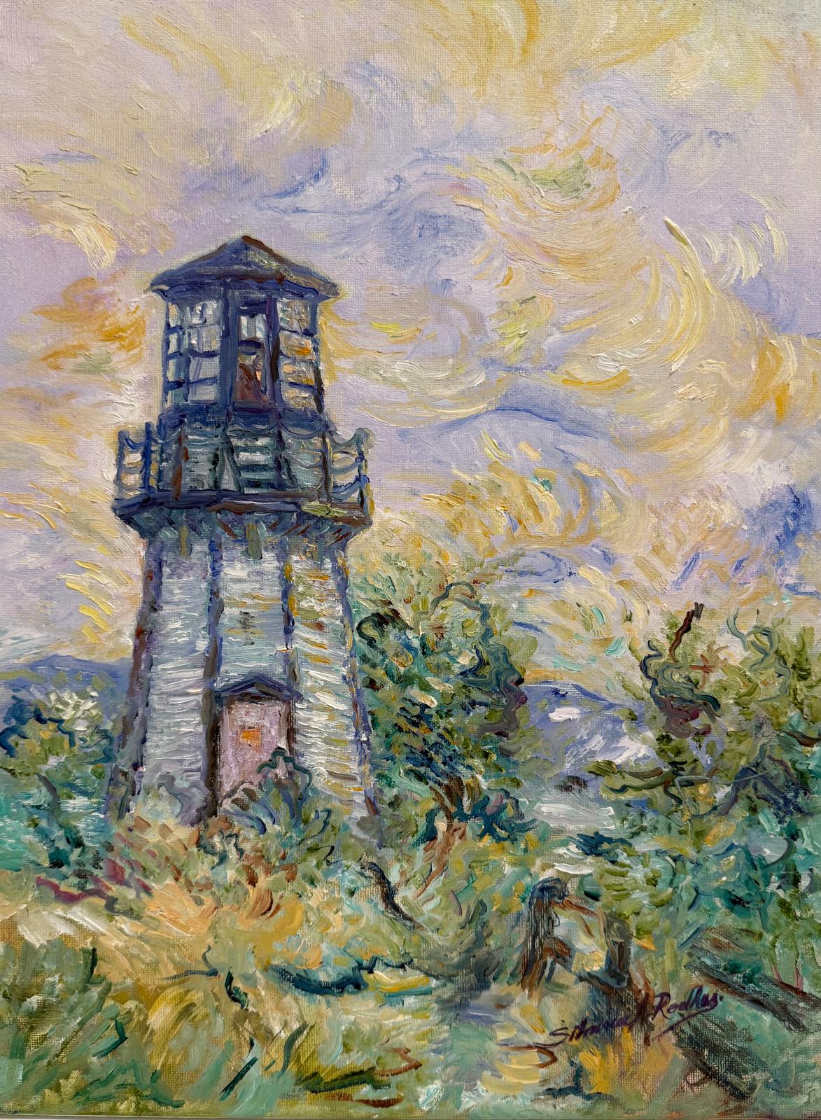 The lighthouse| Oil painting.