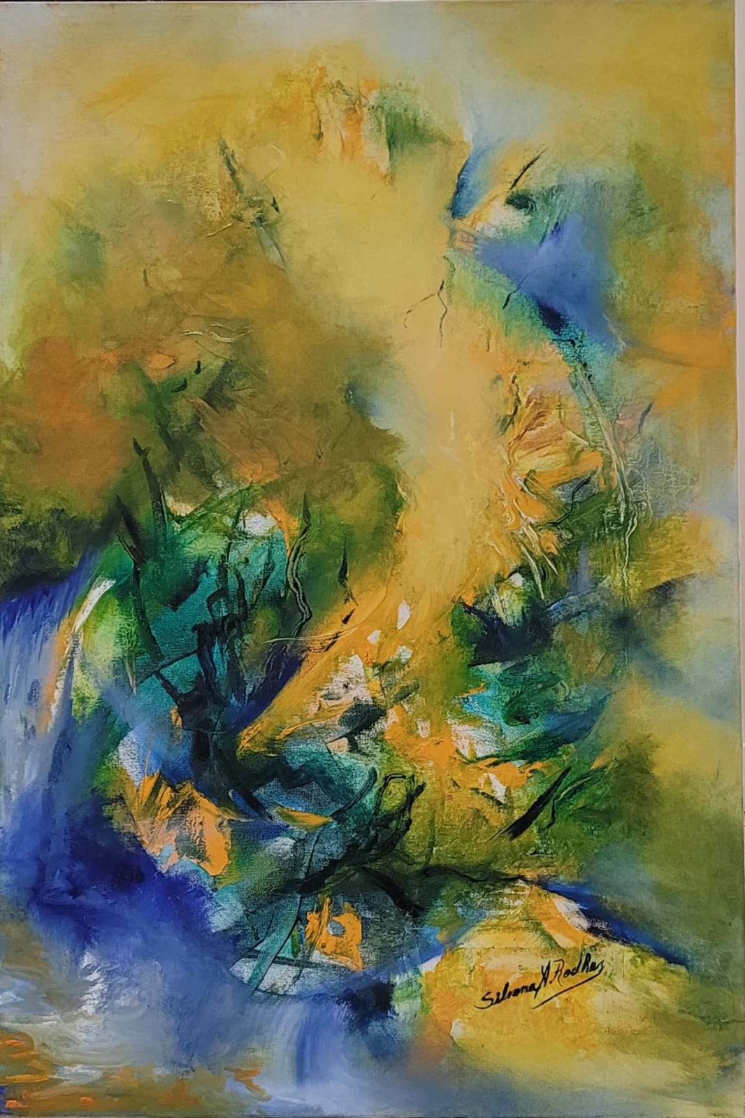 Yellow Dragon | Oil Painting.